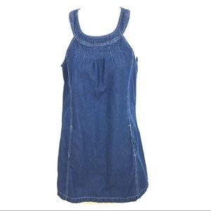 JFW Denim Halter Cotton Dress Size 7/8